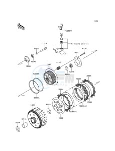 NINJA_250SL_ABS BX250BFF XX (EU ME A(FRICA) drawing Clutch