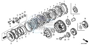 VT750C2SE Shadow - VT750C2S-E UK - (E) drawing CLUTCH