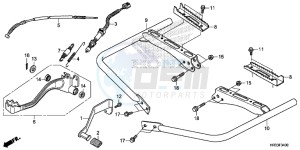 TRX420TM1E TRX420 Europe Direct - (ED) drawing PEDAL/STEP