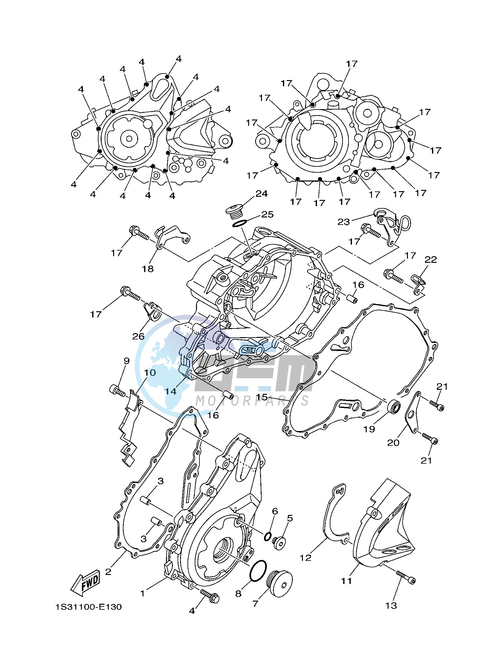 CRANKCASE COVER 1