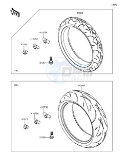 Z1000 ZR1000FFF FR GB XX (EU ME A(FRICA) drawing Tires