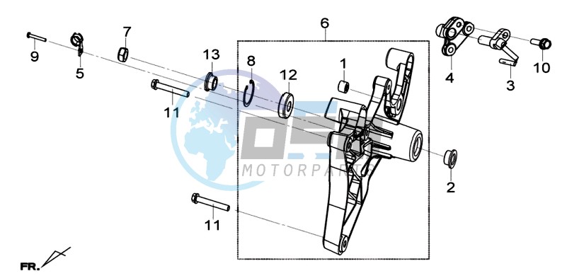 REAR FORK - REAR SUSPENSION