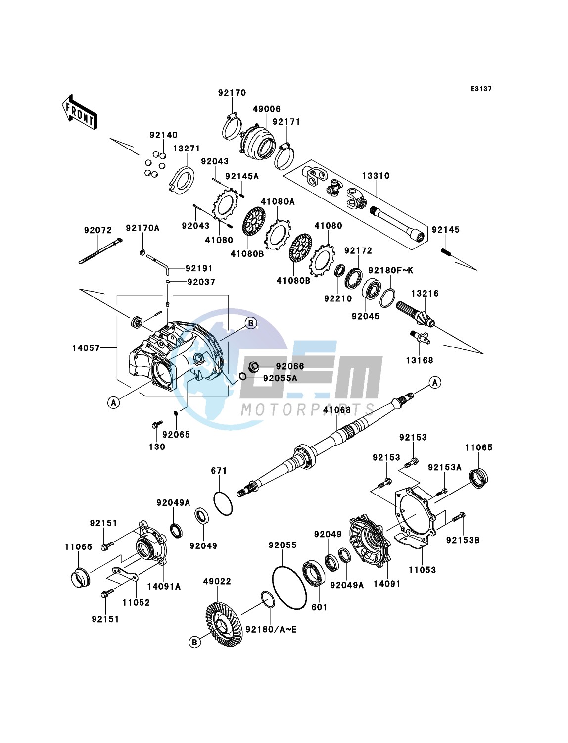 Drive Shaft-Rear