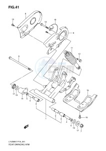 LT-Z90 (P19) drawing REAR SWINGINGARM