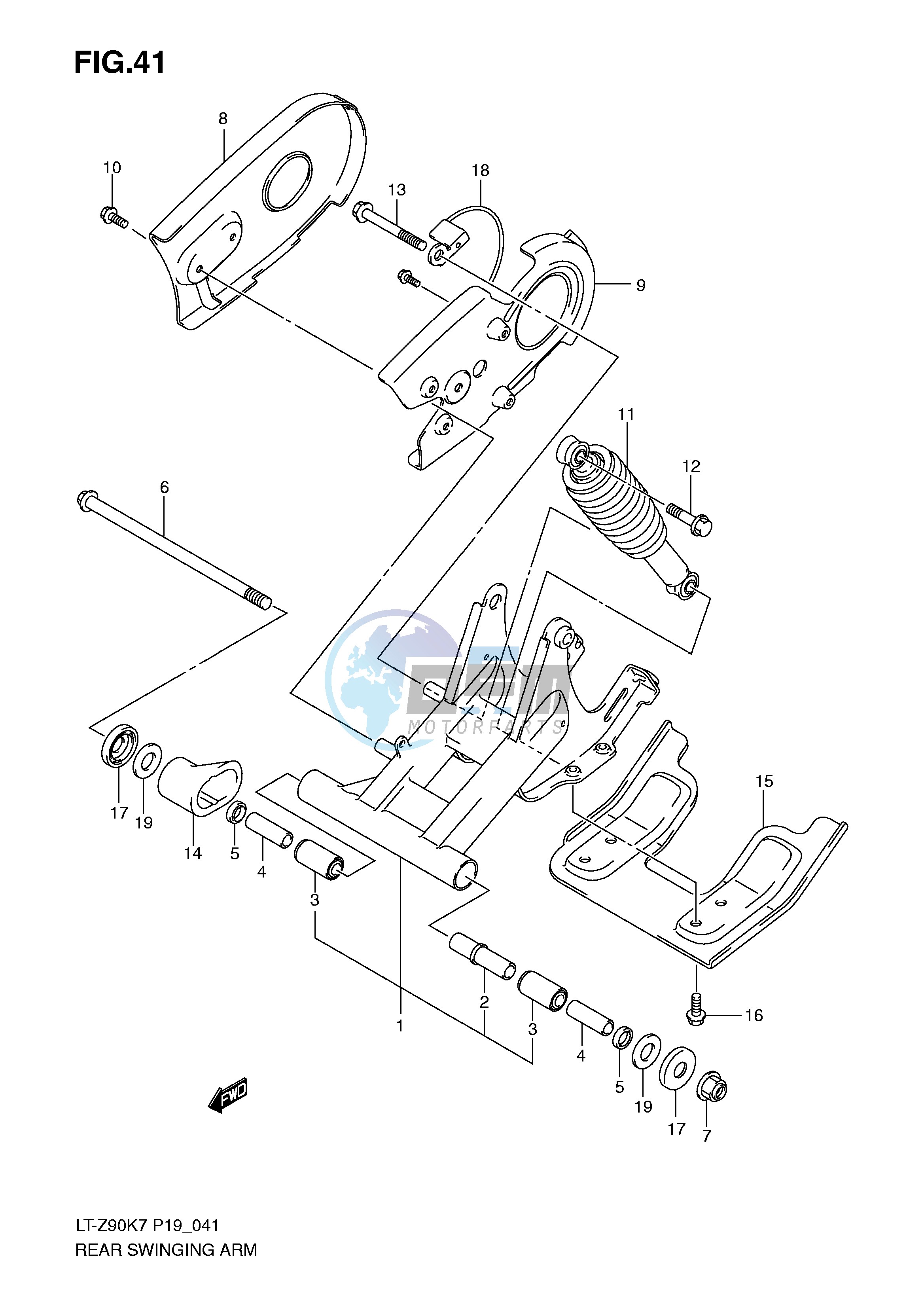 REAR SWINGINGARM