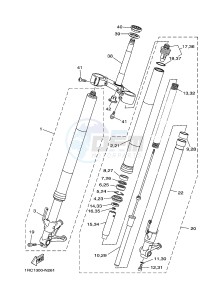 MT09A MT-09 ABS 900 (2DRR) drawing FRONT FORK