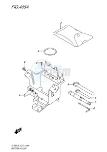 DL650X ABS V-STROM EU drawing BATTERY HOLDER