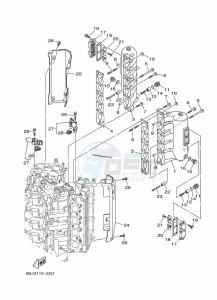 LF300TUR-2010 drawing CYLINDER-AND-CRANKCASE-3