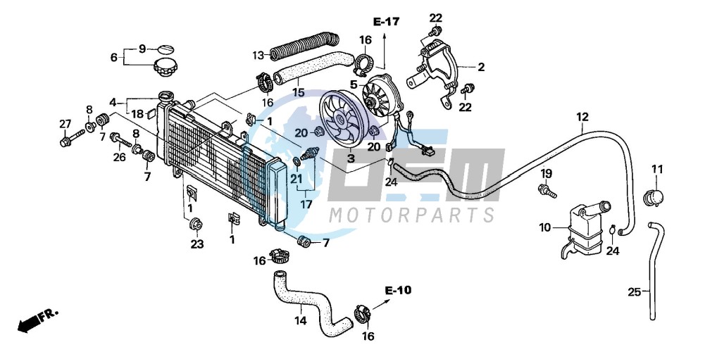 RADIATOR (CBF600S6/SA6)