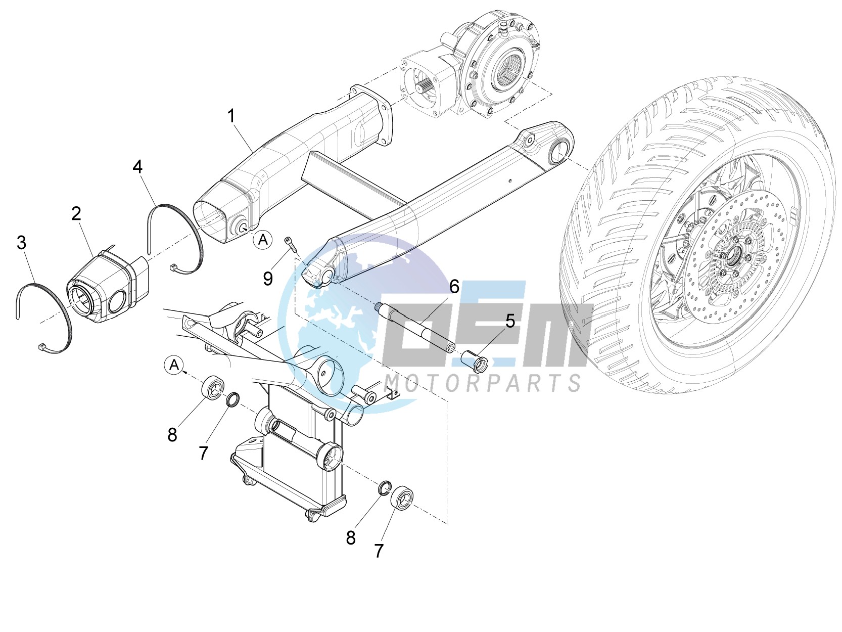 Swing arm