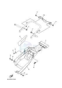 YFM700R YFM700RF RAPTOR 700R (2LS3) drawing TAILLIGHT