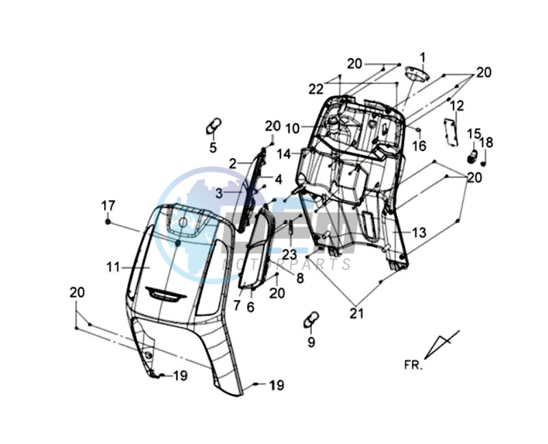 COWLING FRONT / COWLING INNER