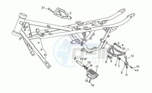 Nevada 350 drawing Foot rests