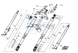 RAPTOR 125 drawing FRONT FORK