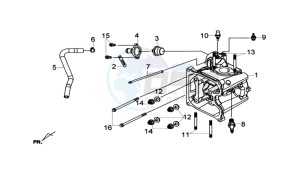 Joymax 300i ABS drawing CYLINDER HEAD CPL