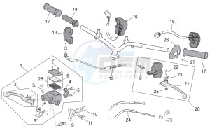 Scarabeo 50 4t 2v e2 drawing Controls