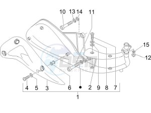 Liberty 125 4t ptt e3 (F) France drawing Silencer