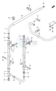 DF 250 drawing Fuel Injector (DF 250S)