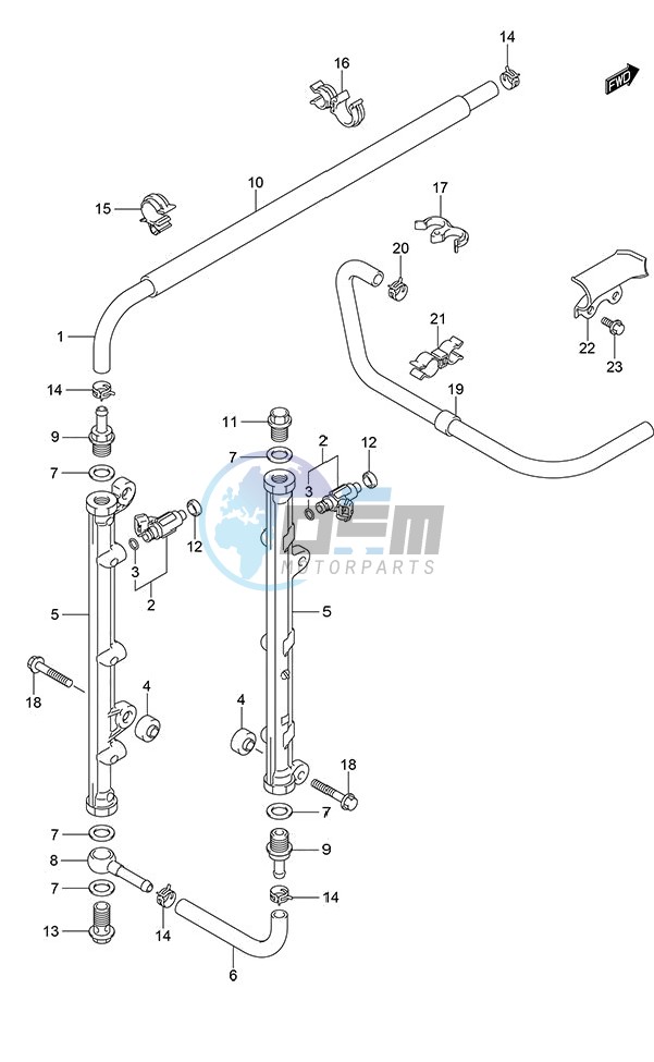 Fuel Injector (DF 250S)