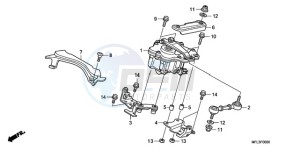 CBR1000RA9 Korea - (KO / ABS MME) drawing STEERING DAMPER