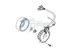 GPR RACING -125 cc drawing FLYWHEEL