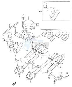 RF900R (E2) drawing SECOND AIR (E18,E39)