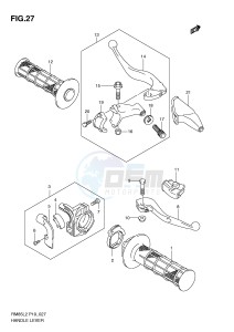 RM85 (P19) drawing HANDLE LEVER