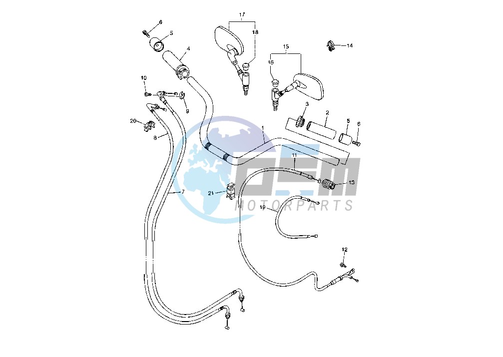 STEERING HANDLE -CABLE