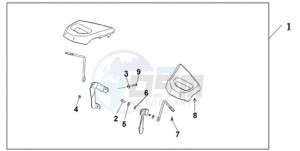 GL18009 NZ / AB NAV - (NZ / AB NAV) drawing PASSENGER ARMREST