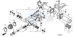 TRX500FPEA U / EC PS drawing SWINGARM