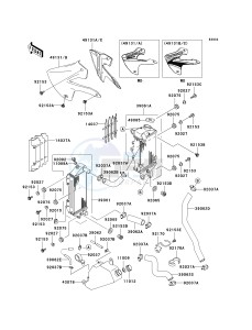 KLX 300 A [KLX300R] (A6F-A7A) A7F drawing RADIATOR