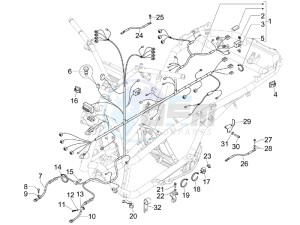 MP3 400 rl Touring drawing Main cable harness