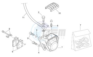 MX 50 2004 drawing Rear master brake cylinder