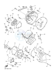 FZ8-N FZ8 (NAKED) 800 (2SH5) drawing CRANKCASE COVER 1