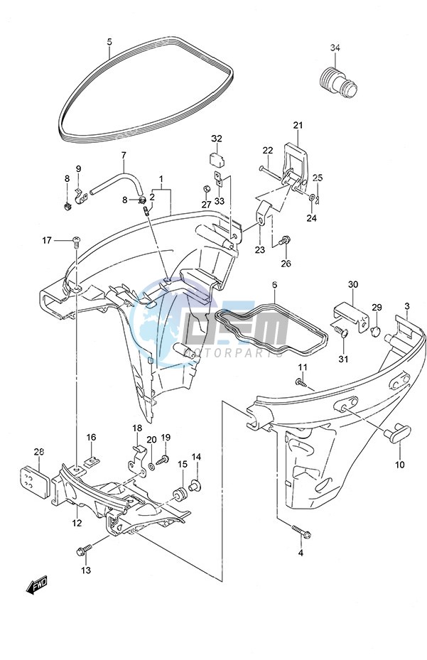 Side Cover Non-Remote Control