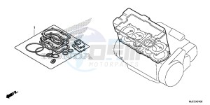 CB650FAH 2ED - (2ED) drawing GASKET KIT A