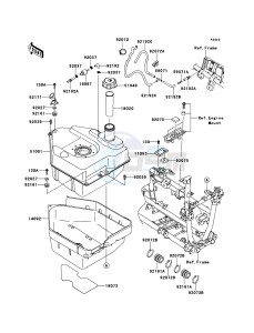 KVF750_4X4_EPS KVF750GCS EU GB drawing Fuel Tank