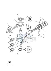 F25AETL drawing CRANKSHAFT--PISTON