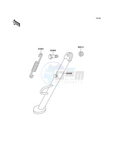 KLE500 KLE500-B1P GB XX (EU ME A(FRICA) drawing Stand(s)