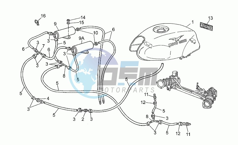 Fuel vapour recover system