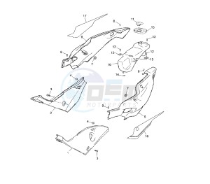 TZR 50 drawing SIDE COVERS