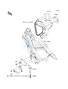 KLX450R KLX450A9F EU drawing Ignition System