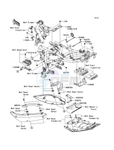 ER-6n ER650A6S GB XX (EU ME A(FRICA) drawing Frame Fittings(-JKAER650AAA035082)