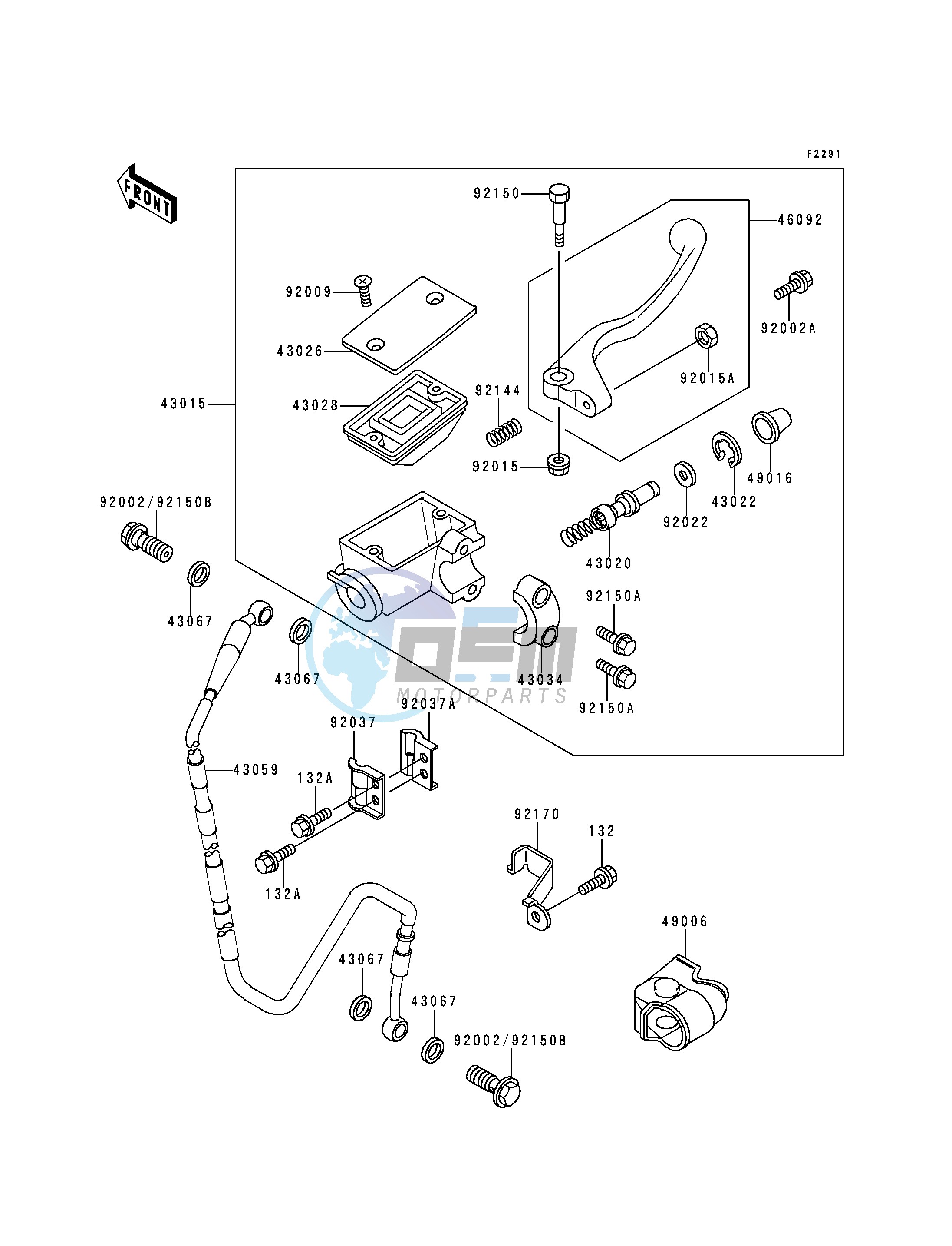 FRONT MASTER CYLINDER