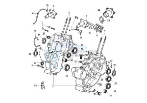 XPS T - 50 cc drawing CRANKCASE