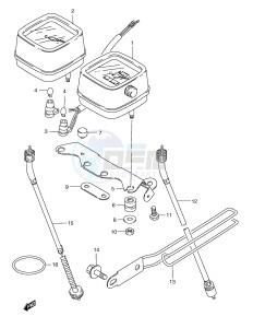 TS185ER (E1) drawing SPEEDOMETER (E1,E24,E71)