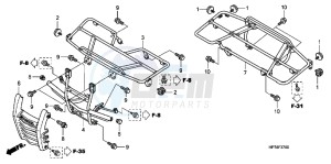 CB650FAG CB650F 6ED drawing CARRIER