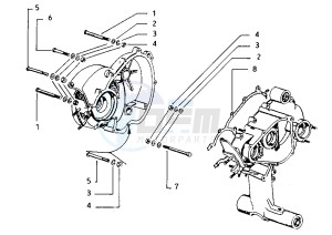 FL2 HP 50 drawing Crankcase Fastners