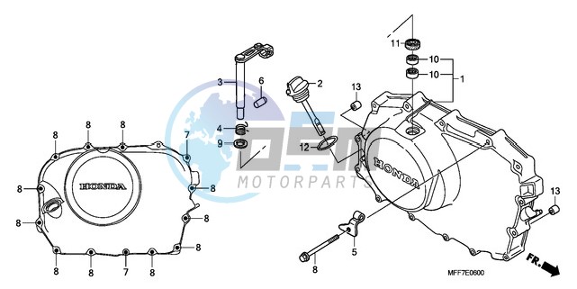 RIGHT CRANKCASE COVER