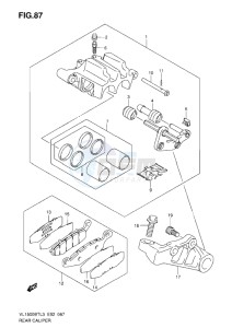 VL1500 BT drawing REAR CALIPER